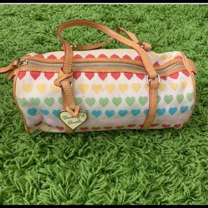 Dooney and Bourke ‘Rainbow Heart’ Barrel Bag
